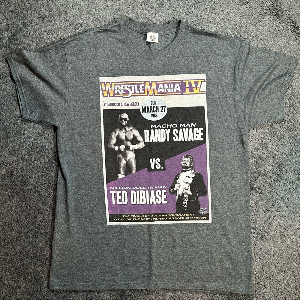 WWF Wrestlemania IV Macho Man vs. Ted Dibiase